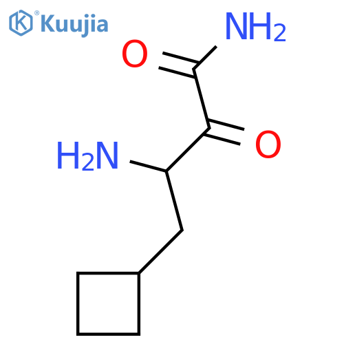 3-Amino-4-cyclobutyl-2-oxobutanamide structure