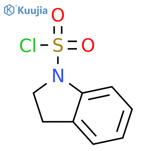 1H-Indole-1-sulfonyl chloride, 2,3-dihydro- structure
