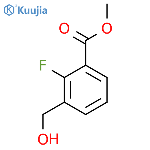 Methyl 2-fluoro-3-(hydroxymethyl)benzoate structure
