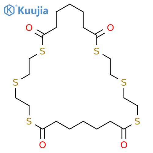 1,4,7,15,18,21-Hexathiacyclooctacosane-8,14,22,28-tetrone structure