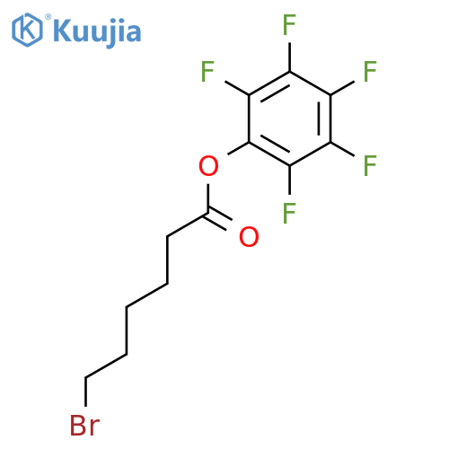 HEXANOIC ACID, 6-BROMO-, PENTAFLUOROPHENYL ESTER structure