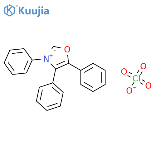 Oxazolium, 3,4,5-triphenyl-, perchlorate structure