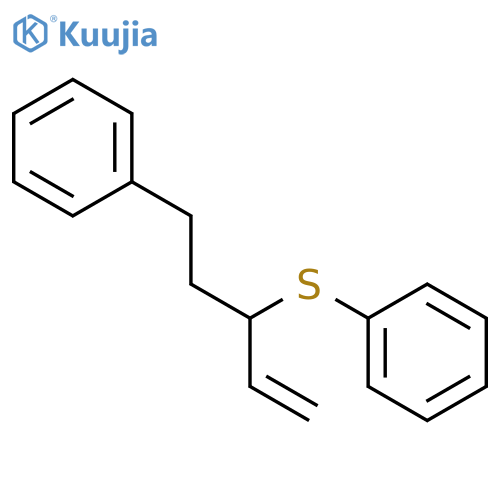 BENZENE, [[1-(2-PHENYLETHYL)-2-PROPENYL]THIO]- structure
