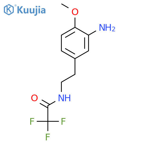 Acetamide, N-[2-(3-amino-4-methoxyphenyl)ethyl]-2,2,2-trifluoro- structure