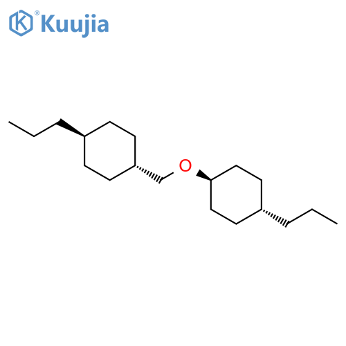 1-Propyl-4-[(4-propylcyclohexyl)methoxy]cyclohexane structure