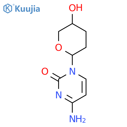 4-amino-1-(5-hydroxy-tetrahydro-pyran-2-yl)-1H-pyrimidin-2-one structure