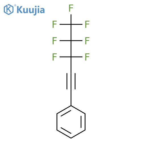 BENZENE, (3,3,4,4,5,5,5-HEPTAFLUORO-1-PENTYNYL)- structure