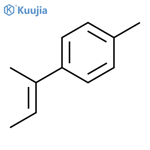 BENZENE, 1-METHYL-4-(1-METHYL-1-PROPENYL)- structure