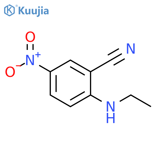 2-(ethylamino)-5-nitrobenzonitrile structure