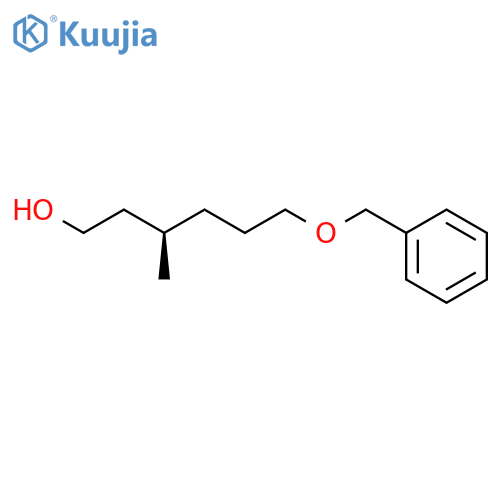 1-HEXANOL, 3-METHYL-6-(PHENYLMETHOXY)-, (3R)- structure