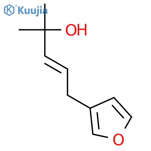 3-Penten-2-ol, 5-(3-furanyl)-2-methyl- structure