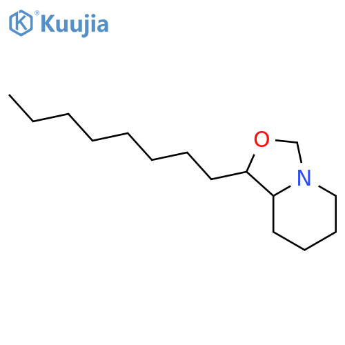 3H-Oxazolo[3,4-a]pyridine,hexahydro-1-octyl- structure