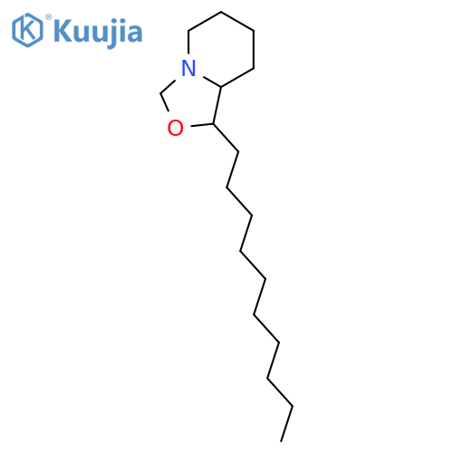1-decyl-3,5,6,7,8,8a-hexahydro-1H-[1,3]oxazolo[3,4-a]pyridine structure