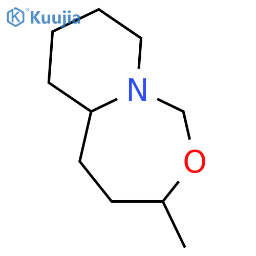 octahydro-3-methyl-1H-Pyrido[1,2-c][1,3]oxazepine structure