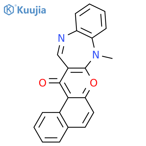 8-methylbenzo[5,6]chromeno[2,3-b][1,5]benzodiazepin-15(8H)-one structure