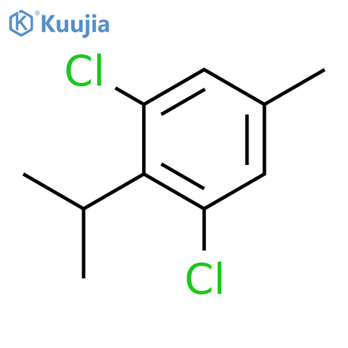 1,3-dichloro-5-methyl-2-(propan-2-yl)benzene structure