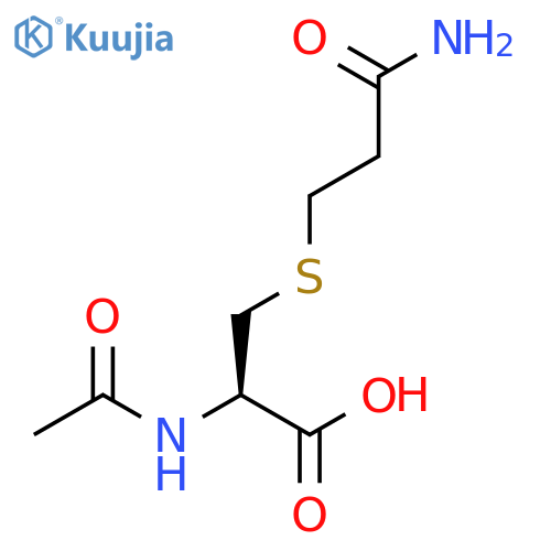 N-Acetyl-S-(carbamoylethyl)-L-cysteine structure