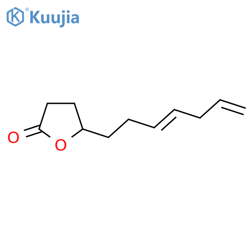 (E)-5-(3,6-Heptadienyl)-dihydro-2(3H)-furanone structure