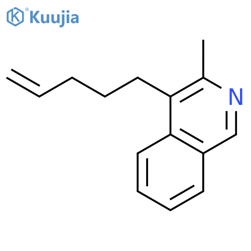 ISOQUINOLINE, 3-METHYL-4-(4-PENTENYL)- structure