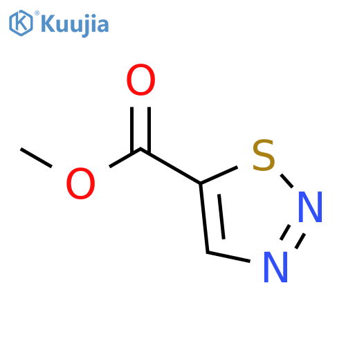 1,2,3-THIADIAZOLE-5-CARBOXYLIC ACID, METHYL ESTER structure