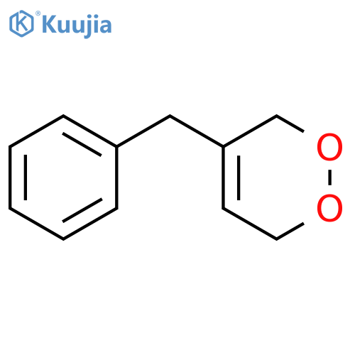 1,2-Dioxin, 3,6-dihydro-4-(phenylmethyl)- structure