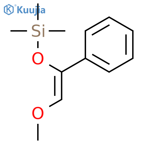 SILANE, [(2-METHOXY-1-PHENYLETHENYL)OXY]TRIMETHYL- structure