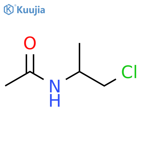N-(1-chloropropan-2-yl)acetamide structure