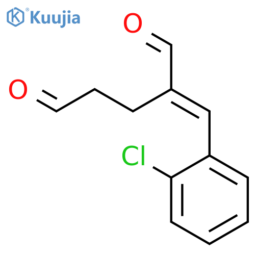 Pentanedial, 2-[(2-chlorophenyl)methylene]- structure