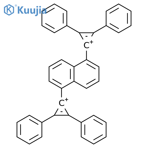 Cyclopropenylium, (1,5-naphthalenediyl)bis[diphenyl- structure