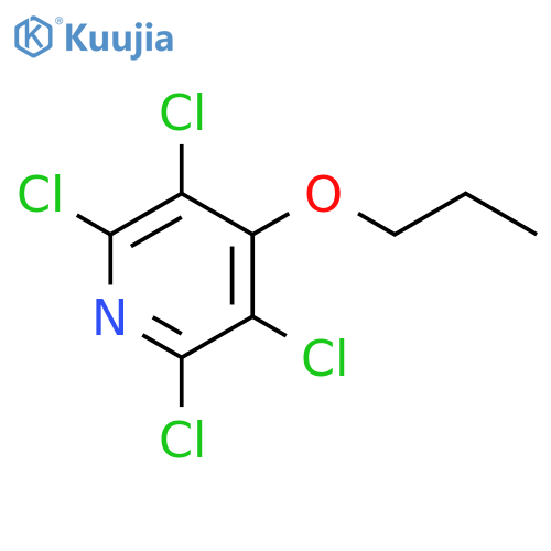Pyridine, 2,3,5,6-tetrachloro-4-propoxy- structure