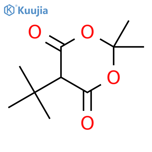 5-Tert-butyl-2,2-dimethyl-1,3-dioxane-4,6-dione structure