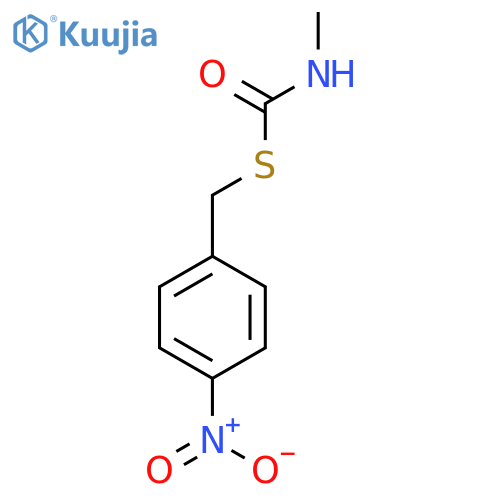 CARBAMOTHIOIC ACID, METHYL-, S-[(4-NITROPHENYL)METHYL] ESTER structure