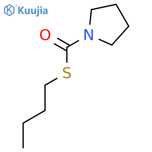 1-PYRROLIDINECARBOTHIOIC ACID, S-BUTYL ESTER structure