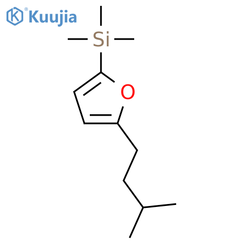 SILANE, TRIMETHYL[5-(3-METHYLBUTYL)-2-FURANYL]- structure