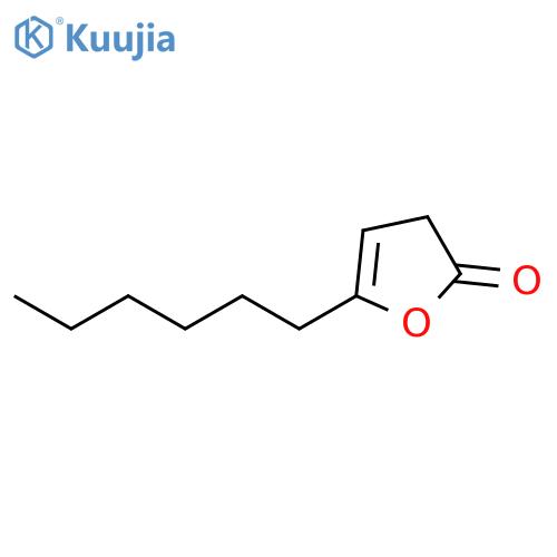 2(3H)-Furanone, 5-hexyl- structure