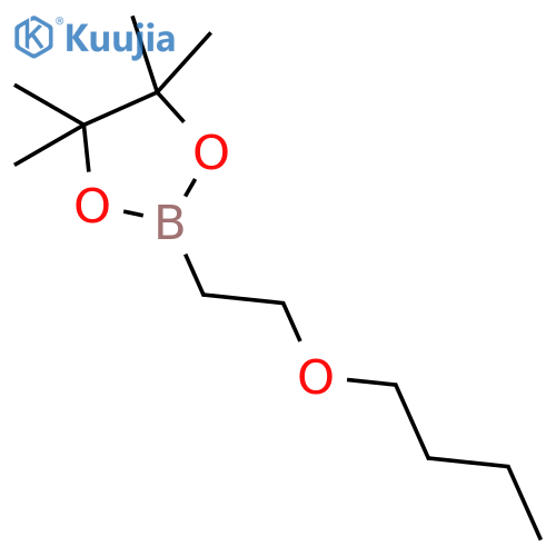 1,3,2-DIOXABOROLANE, 2-(2-BUTOXYETHYL)-4,4,5,5-TETRAMETHYL- structure