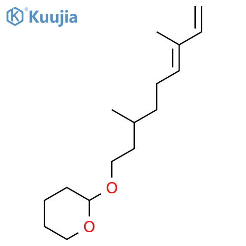 2H-Pyran, 2-[[(6E)-3,7-dimethyl-6,8-nonadienyl]oxy]tetrahydro- structure