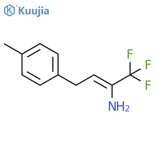 2-Buten-2-amine,1,1,1-trifluoro-4-(4-methylphenyl)-,(2Z)-(9CI) structure