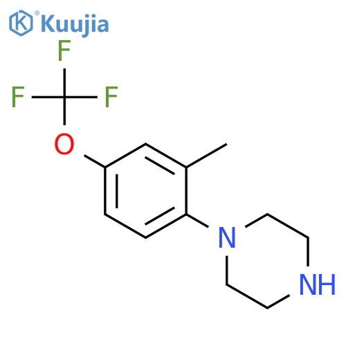 PIPERAZINE, 1-[2-METHYL-4-(TRIFLUOROMETHOXY)PHENYL]- structure