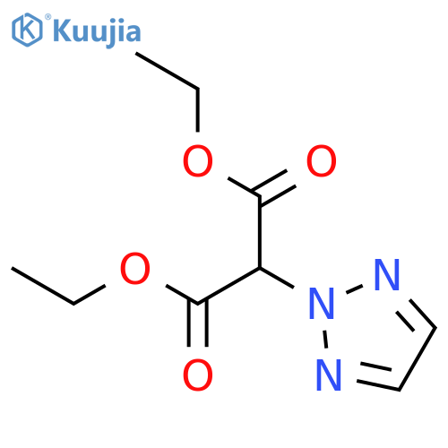 Propanedioic acid, 2H-1,2,3-triazol-2-yl-, diethyl ester structure
