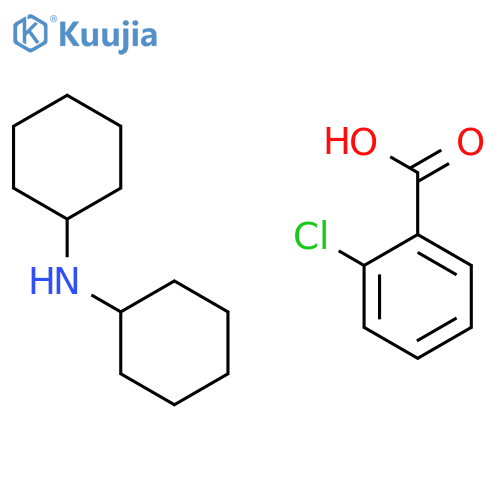 Benzoic acid, 2-chloro-, compd. with N-cyclohexylcyclohexanamine(1:1) structure
