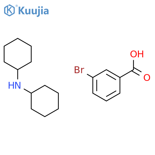 Benzoic acid, 3-bromo-, compd. with N-cyclohexylcyclohexanamine(1:1) structure