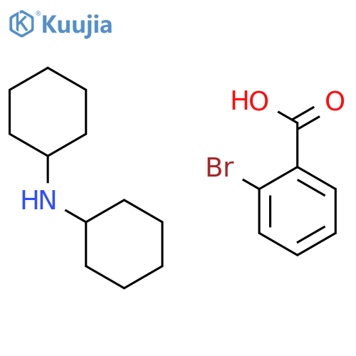 Benzoic acid, 2-bromo-, compd. with N-cyclohexylcyclohexanamine(1:1) structure