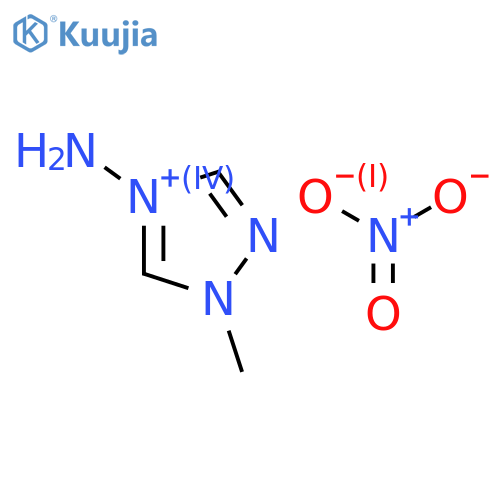 4-Amino-1-methyl-1H-1,2,4-triazolium Nitrate structure