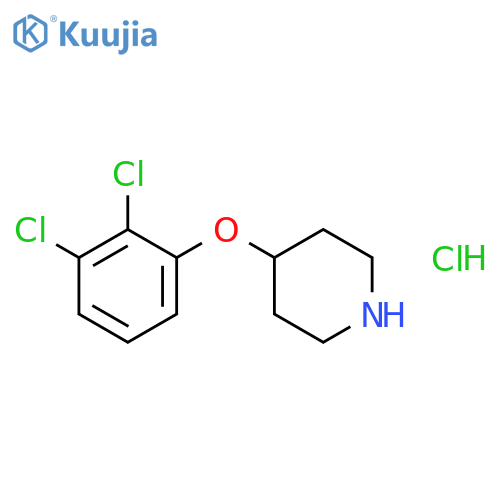 4-(2,3-Dichlorophenoxy)piperidine hydrochloride structure