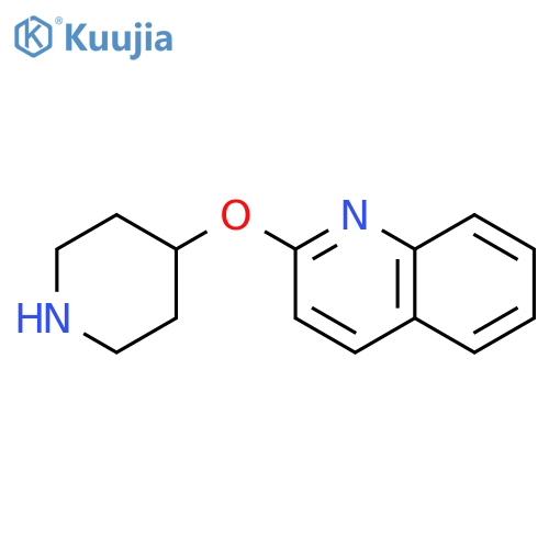 2-(piperidin-4-yloxy)quinoline structure