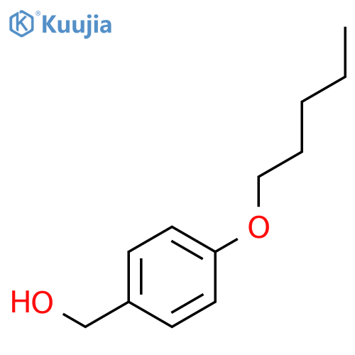 (4-(Pentyloxy)phenyl)methanol structure
