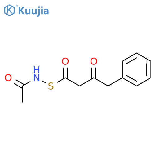 Acetamide, N-[(1,3-dioxo-4-phenylbutyl)thio]- structure