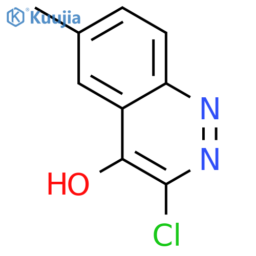 4-Cinnolinol,3-chloro-6-methyl- structure