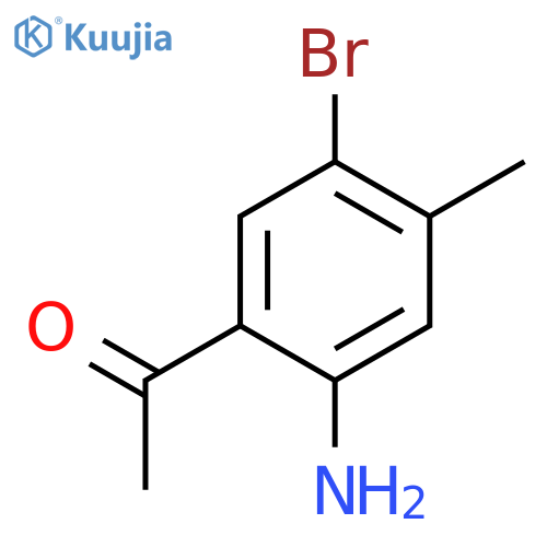 Ethanone,1-(2-amino-5-bromo-4-methylphenyl)- structure